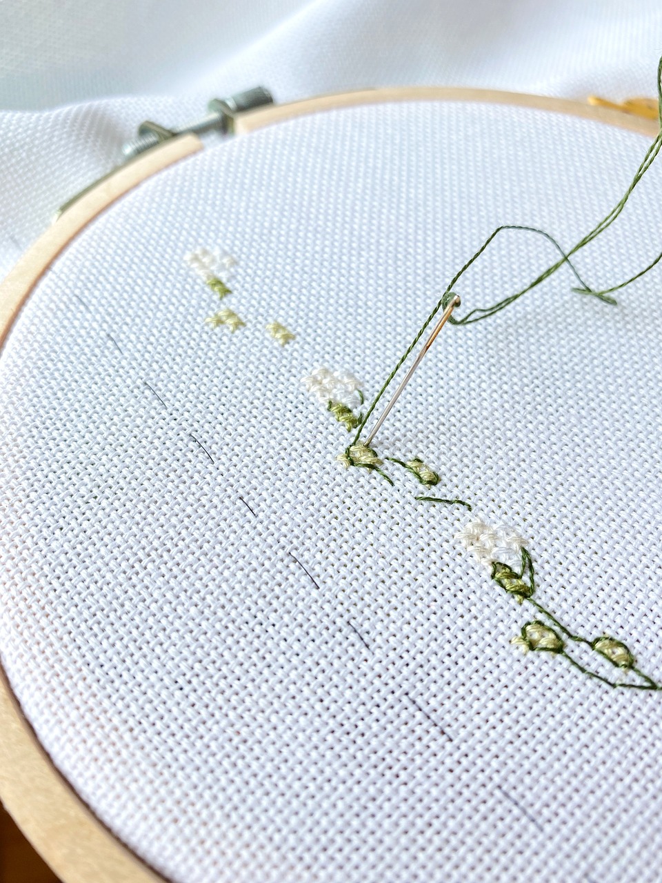 Hand Crafted: Learning to Cross Stitch Then and Now